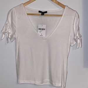 Forever 21 White Knit top
